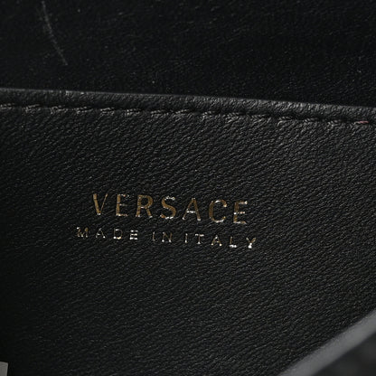Versace Vitello Barocco Virtus Small Top Handle Shoulder Bag Black 7 of 12
