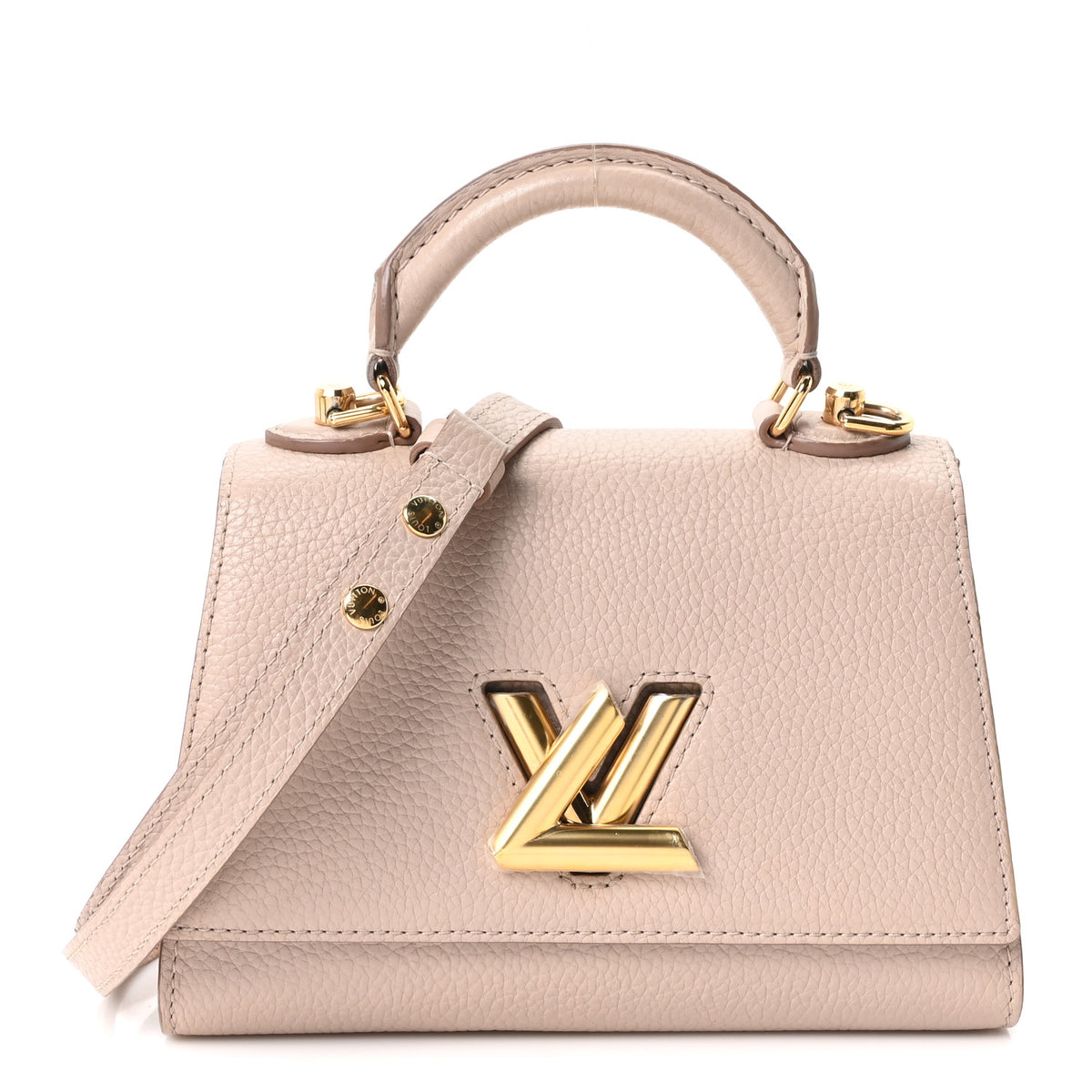 Louis Vuitton Taurillon Twist One Handle BB Greige 1 of 9