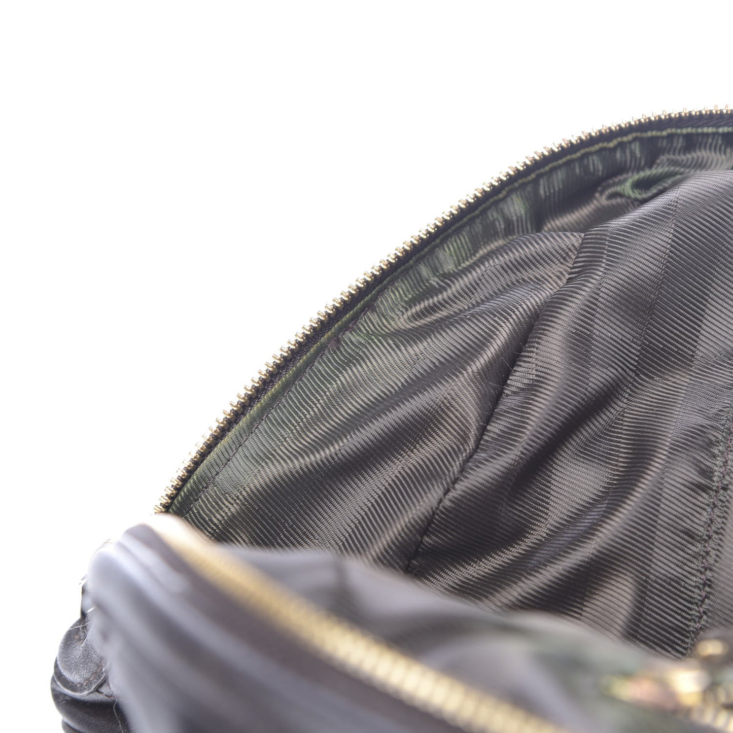 Lambskin Quilted Westbury Tote Dark Brown