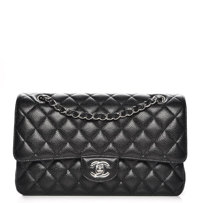 Chanel Caviar Quilted Medium Double Flap Black 1 of 8