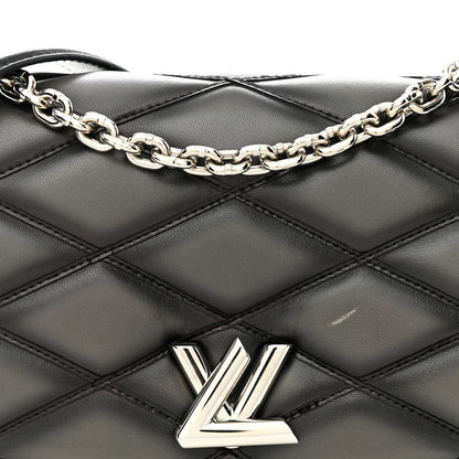 Louis Vuitton Lambskin Malletage GO-14 PM Charcoal 7 of 13