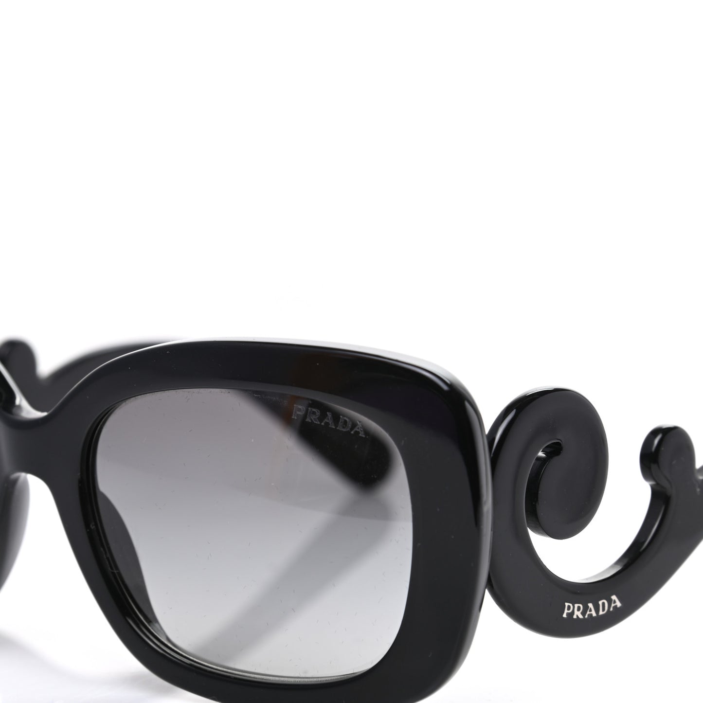 Acetate Baroque Sunglasses SPR 27O Black
