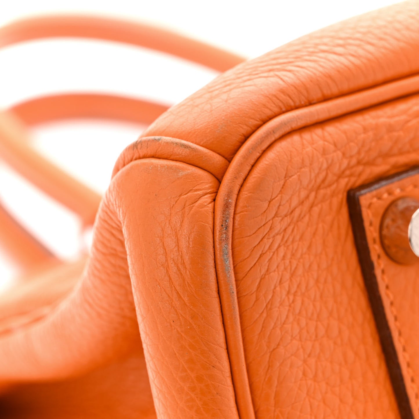 Taurillon Clemence Birkin 35 Orange