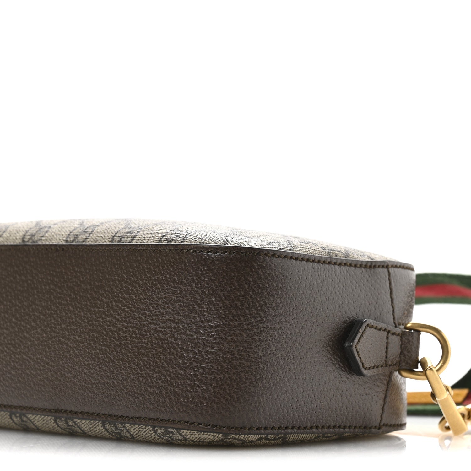 Gucci GG Supreme Monogram Web Neo Vintage Shoulder Bag Beige New Acero Crop 10 of 11
