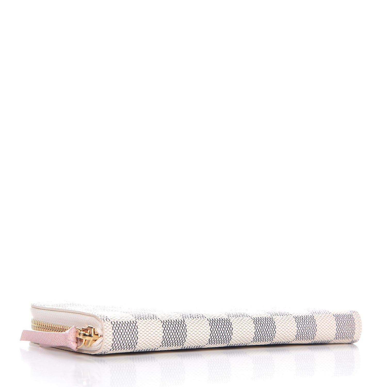 Louis Vuitton Damier Azur Clemence Wallet Rose Ballerine 4 of 8