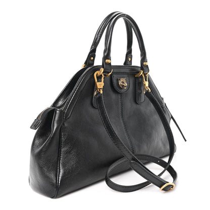 Gucci Calfskin Medium Re(Belle) Top Handle Bag Black 3 of 10