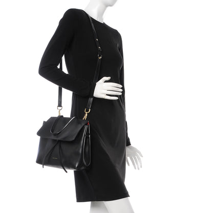 Mansur Gavriel Calfskin Mini Lady Bag Black Flamma 2 of 16