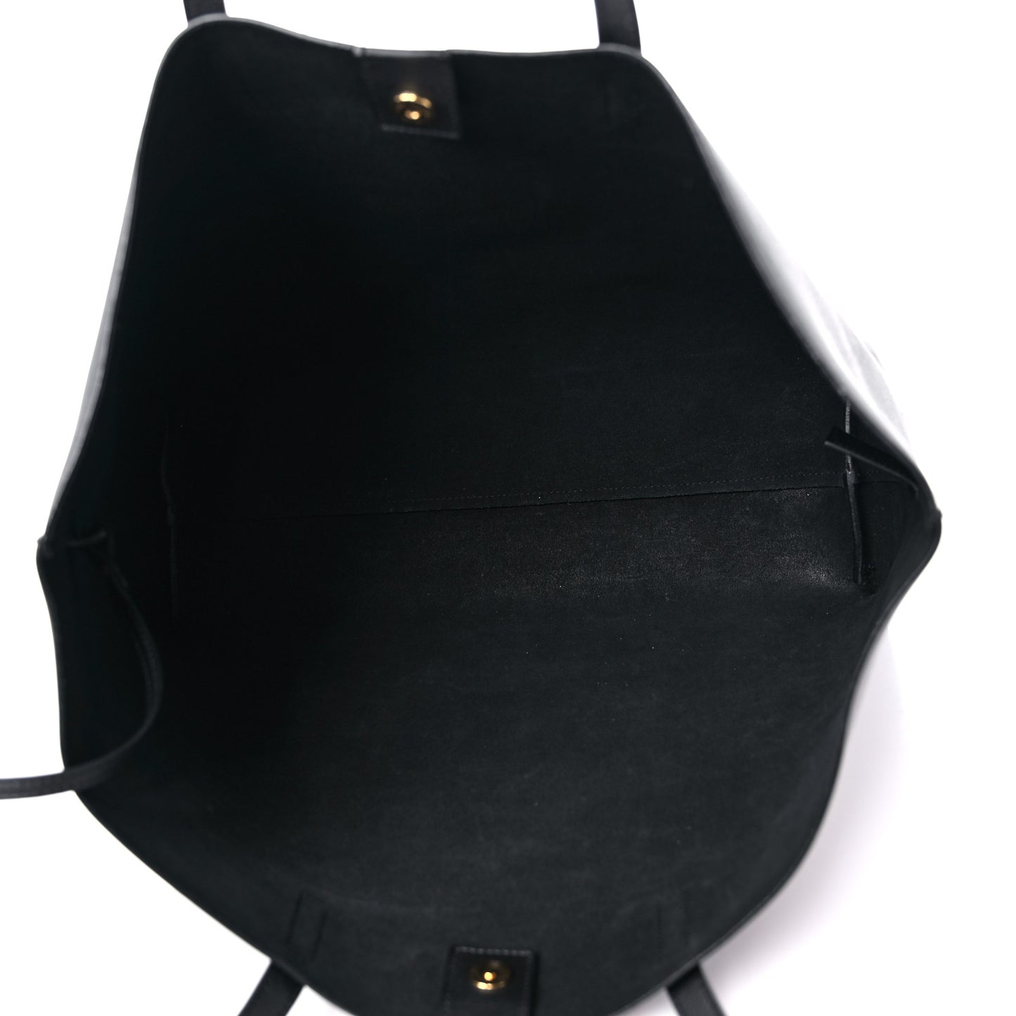 Calfskin Large Shopping Tote Black