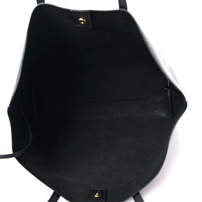 Saint Laurent Calfskin Large Shopping Tote Black 6 of 14