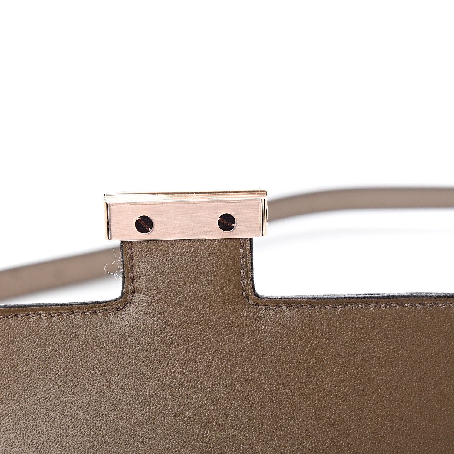 Hermes Ostrich Constance 18 Gris Asphalte 7 of 16