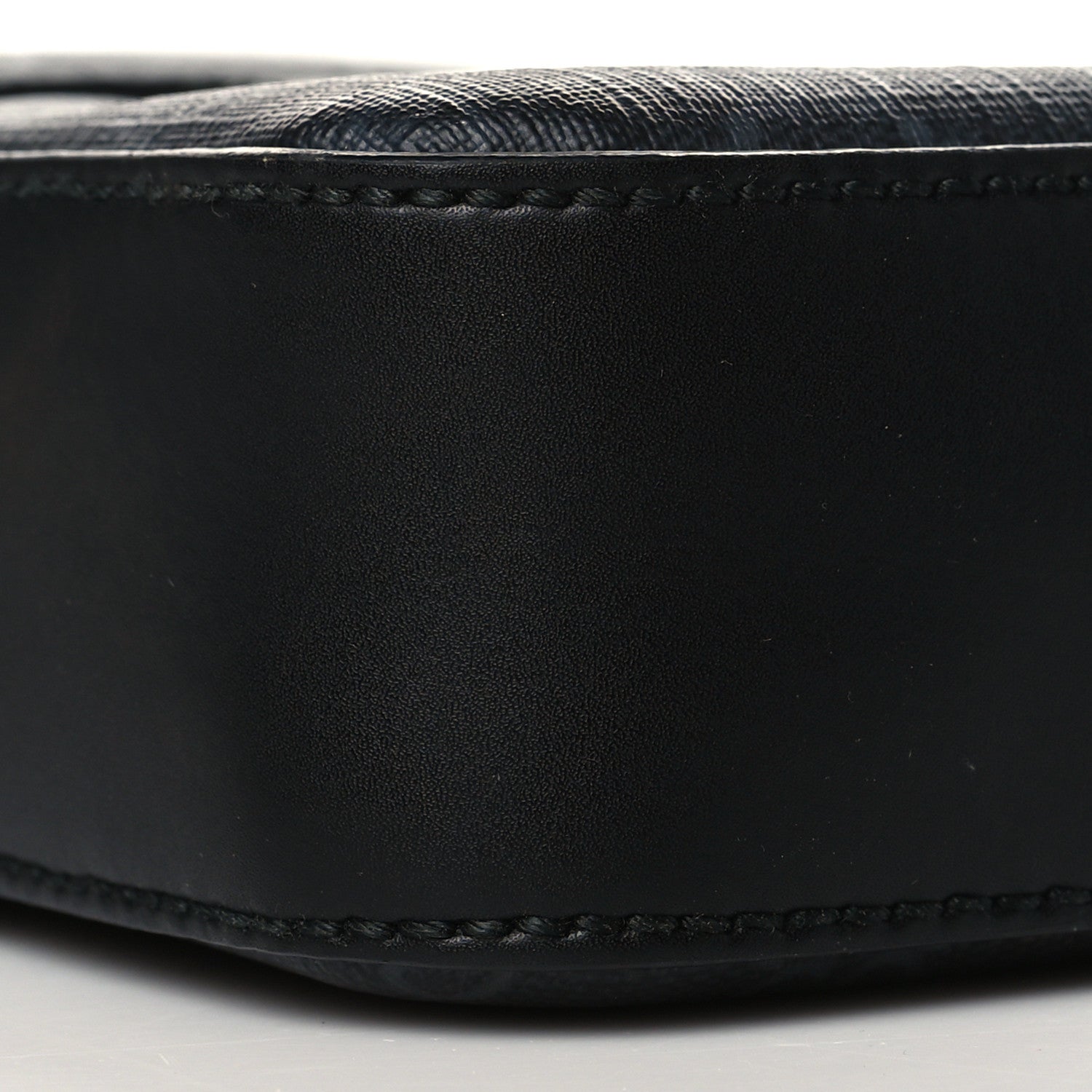Gucci GG Supreme Monogram Appia Calfskin Web Small Camera Messenger Bag Black Grey 9 of 10