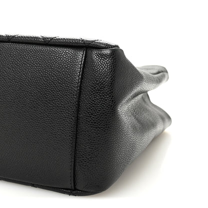 Chanel Caviar Large CC Shoulder Bag Black 10 of 10