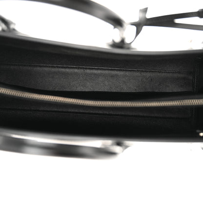 Saint Laurent Patent Calfskin Large Thin Sac De Jour Black 5 of 10