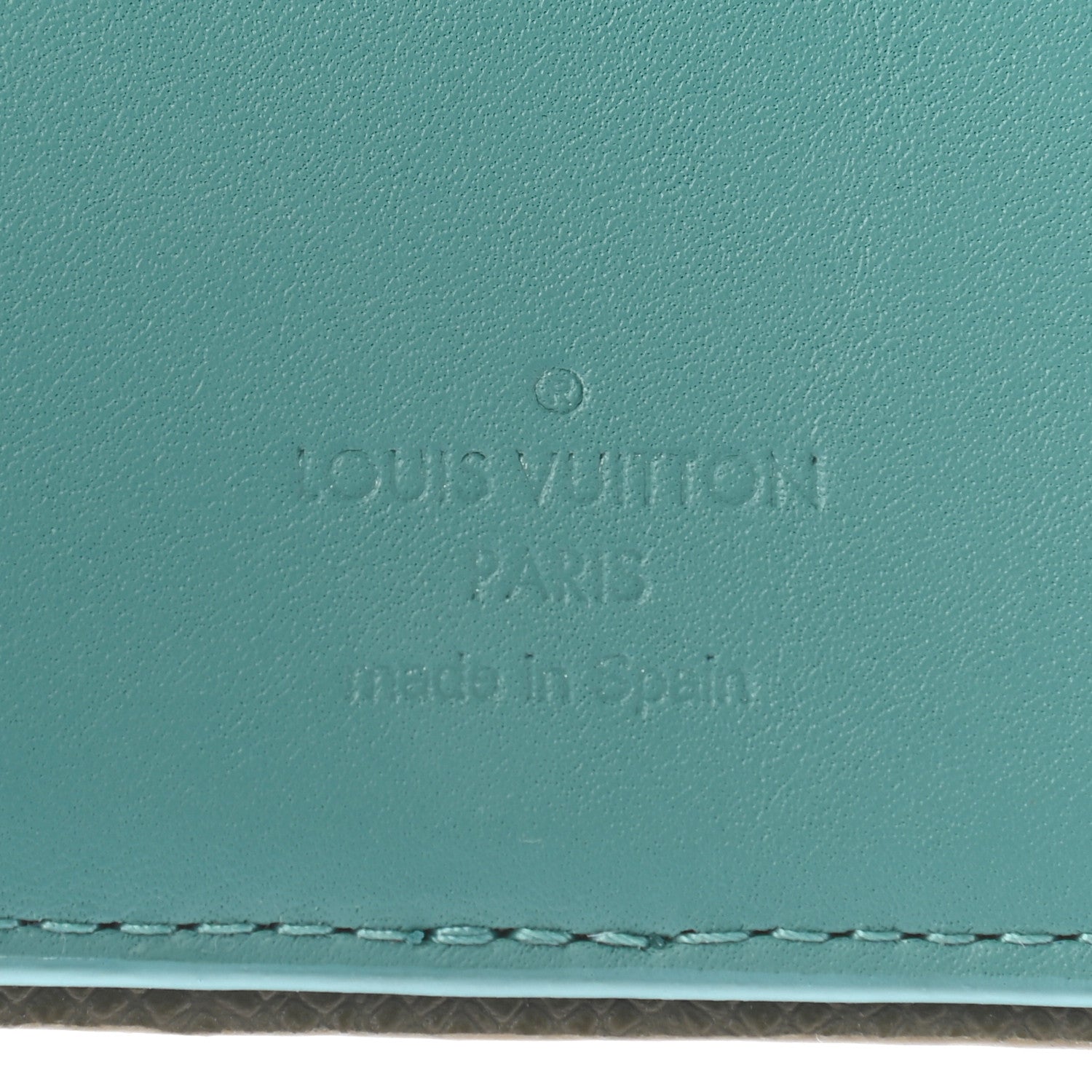 Louis Vuitton Monogram Outdoor Slender Wallet Pacific Blue 6 of 6