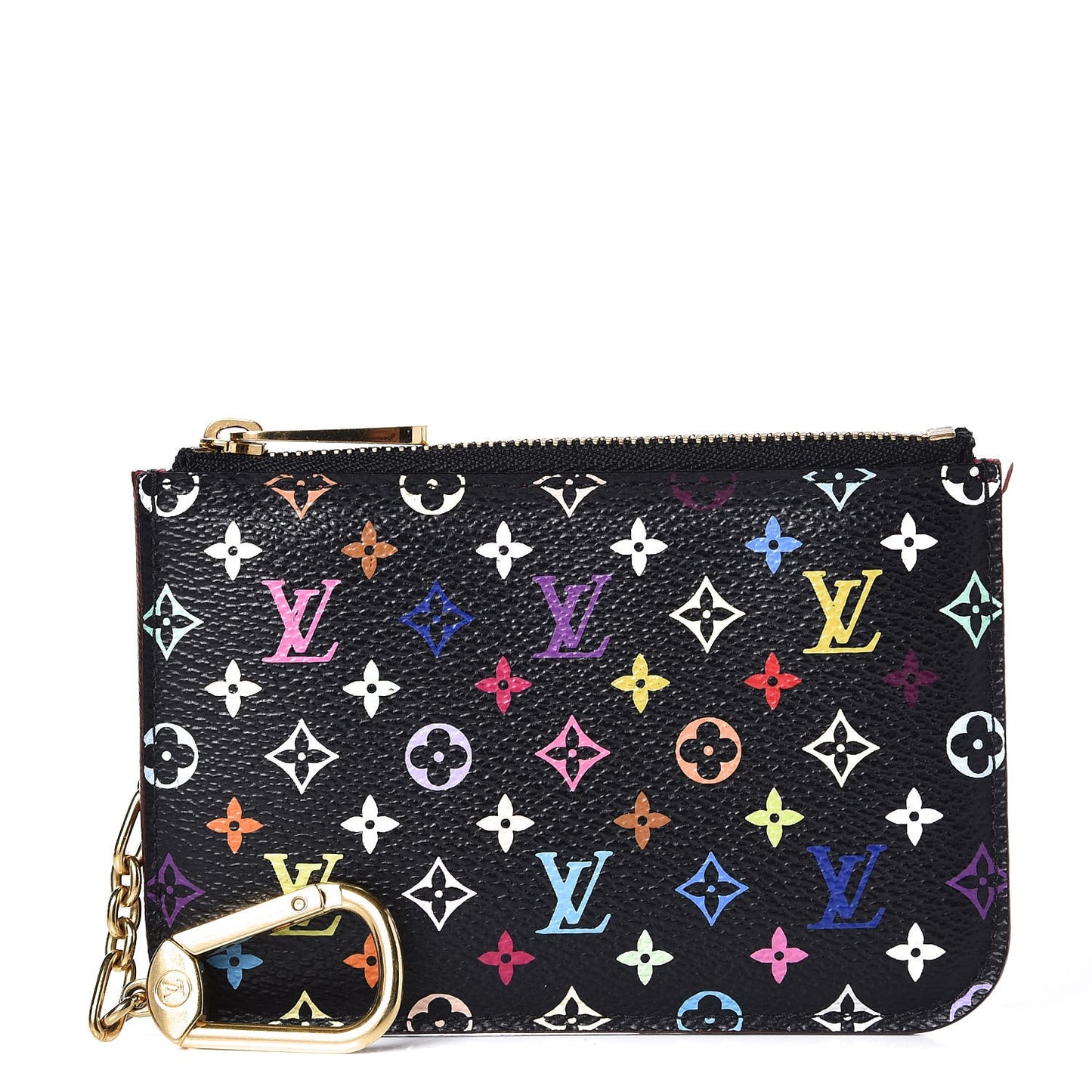 Monogram Multicolor Key Pouch Black Grenade