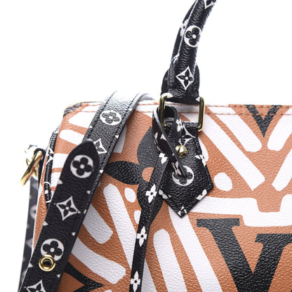 Louis Vuitton Monogram Giant Crafty Speedy Bandouliere 25 Creme Caramel 9 of 9