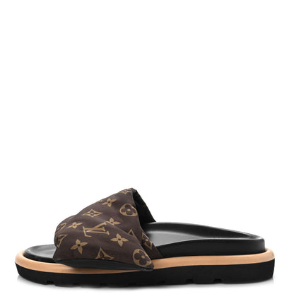 Louis Vuitton Nylon Monogram Pool Pillow Comfort Mule 40 Black 1 of 9