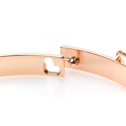 Hermes 18K Rose Gold PM Collier De Chien Bracelet SH 5 of 6