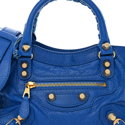 Balenciaga Agneau Giant 12 Gold Hardware Mini City Bleu Lazuli 9 of 16