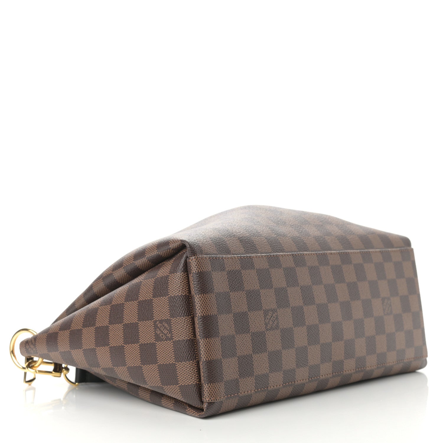 Louis Vuitton Damier Ebene Odeon Tote MM Black 3 of 9