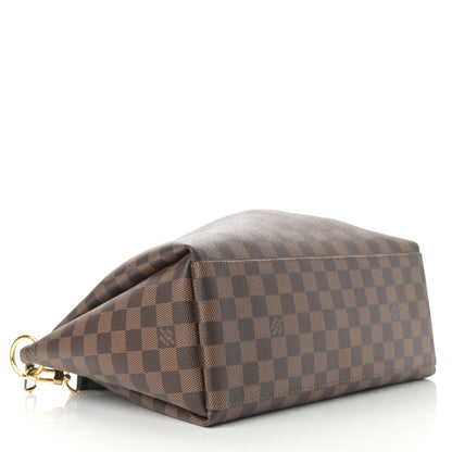 Louis Vuitton Damier Ebene Odeon Tote MM Black 3 of 9