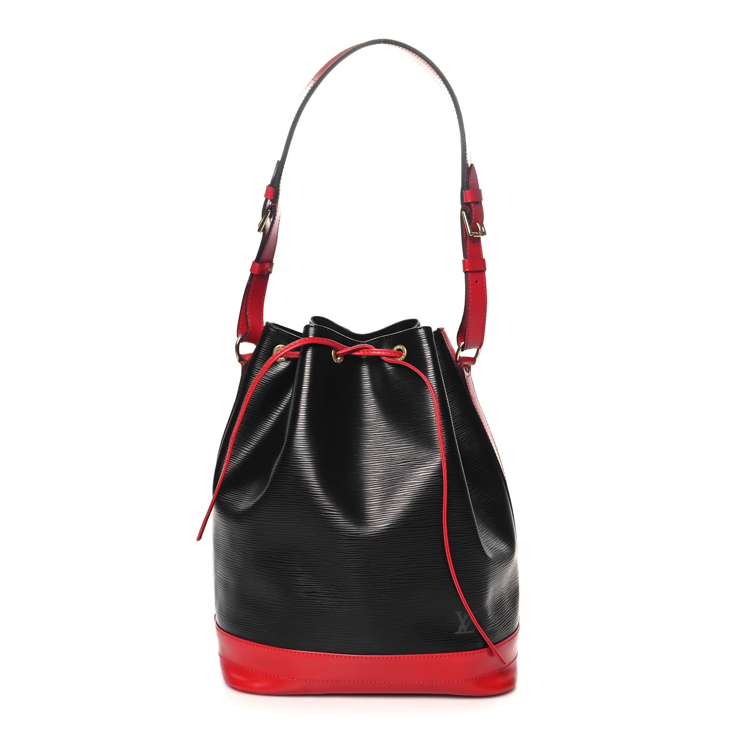 Louis Vuitton Epi Bi-Color Noe Castillan Red Black 1 of 11