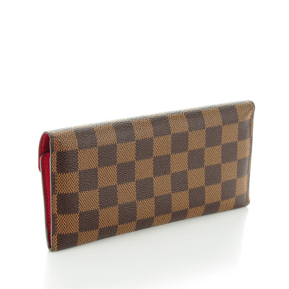 Louis Vuitton Damier Ebene Josephine Wallet Red 3 of 8