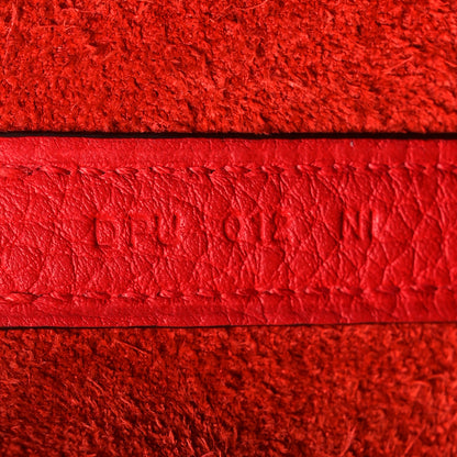 Hermes Taurillon Clemence Picotin Lock 22 MM Rouge De Coeur 7 of 10
