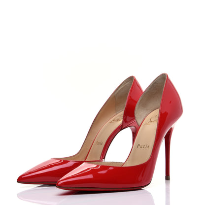 Christian Louboutin Patent Iriza 100 Pumps 36.5 Fraise 4 of 11