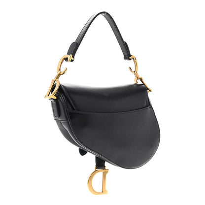 Christian Dior Calfskin Mini Saddle Bag Black 3 of 12