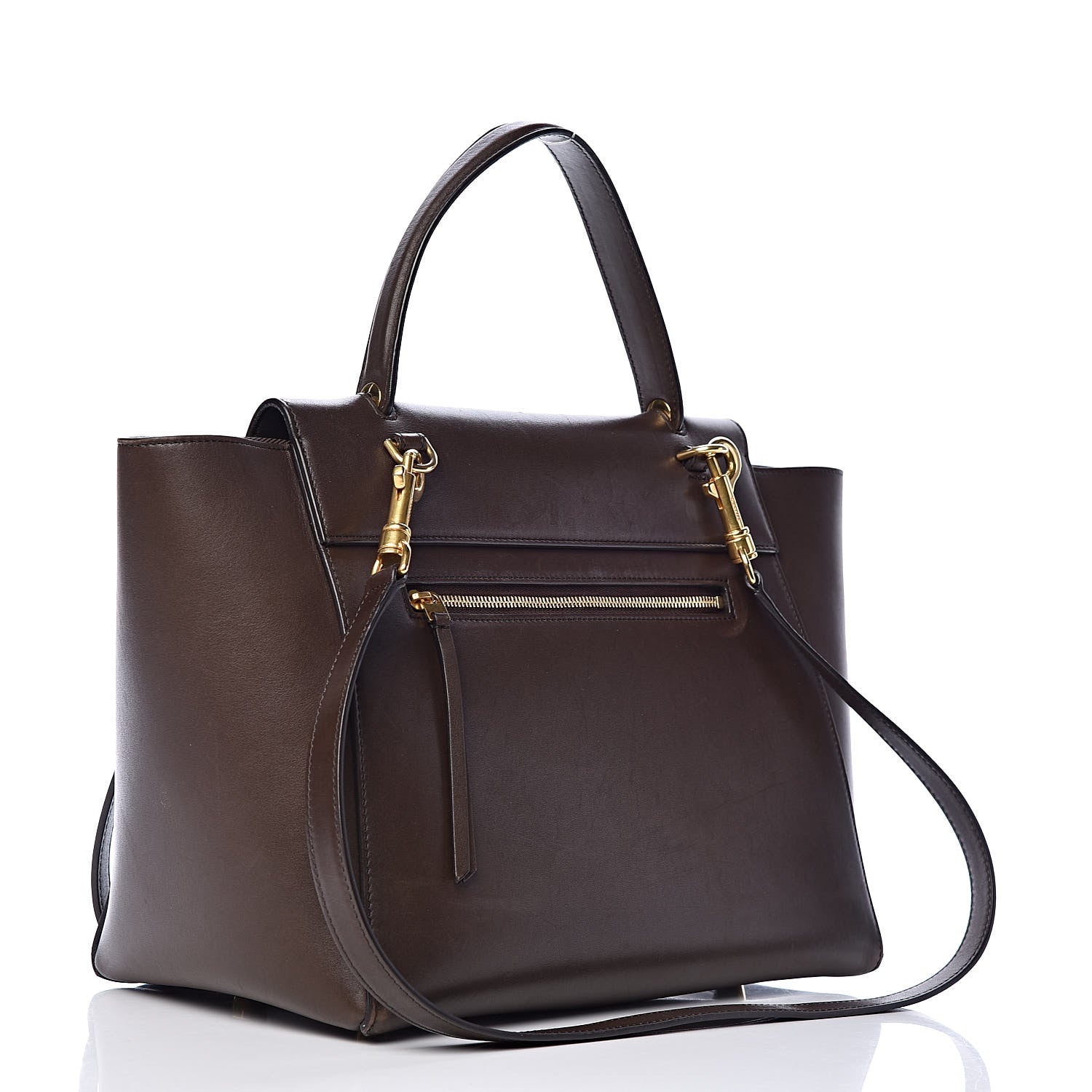 Celine Supersoft Calfskin Mini Belt Bag Wood 3 of 16