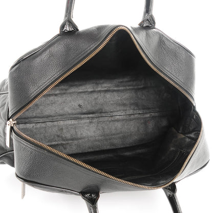 Chanel Calfskin Quilted Large Bowler Black 5 of 9