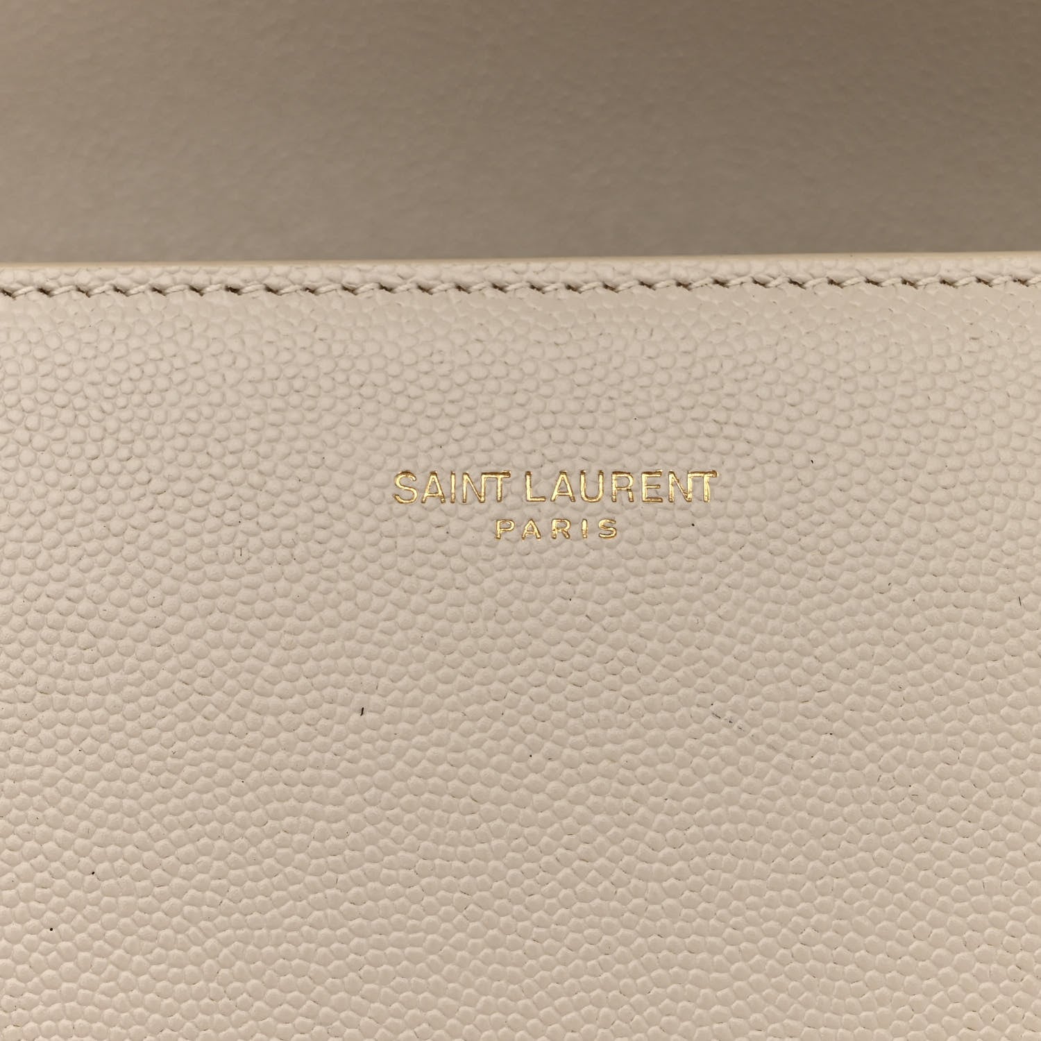 Saint Laurent Grain de Poudre Medium Classic Monogram Cassandra Top Handle Crema Soft Rouge Legion 6 of 10
