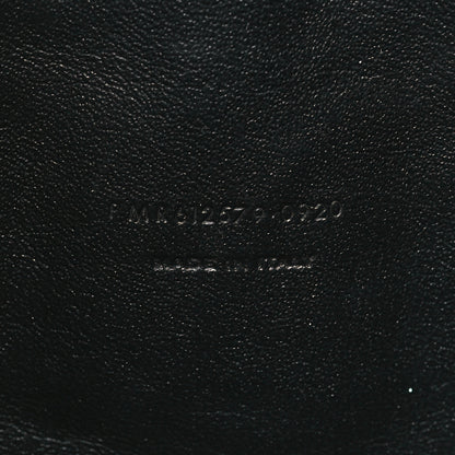 Saint Laurent Grain De Poudre Matelasse Monogram Mini Lou Camera Bag Black 7 of 11