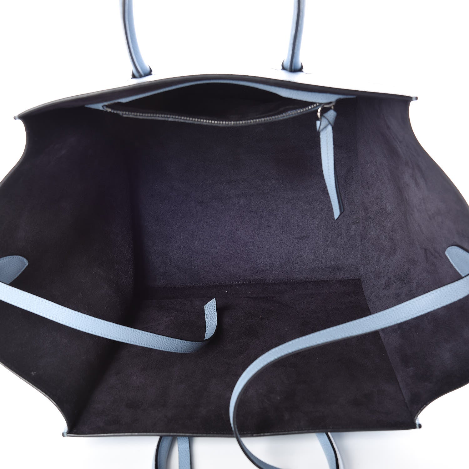 Celine Grained Calfskin Medium Phantom Luggage Sky Blue 5 of 15