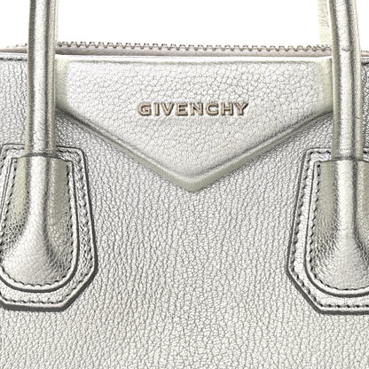 Givenchy Metallic Sugar Goatskin Small Antigona Silver 18 of 18