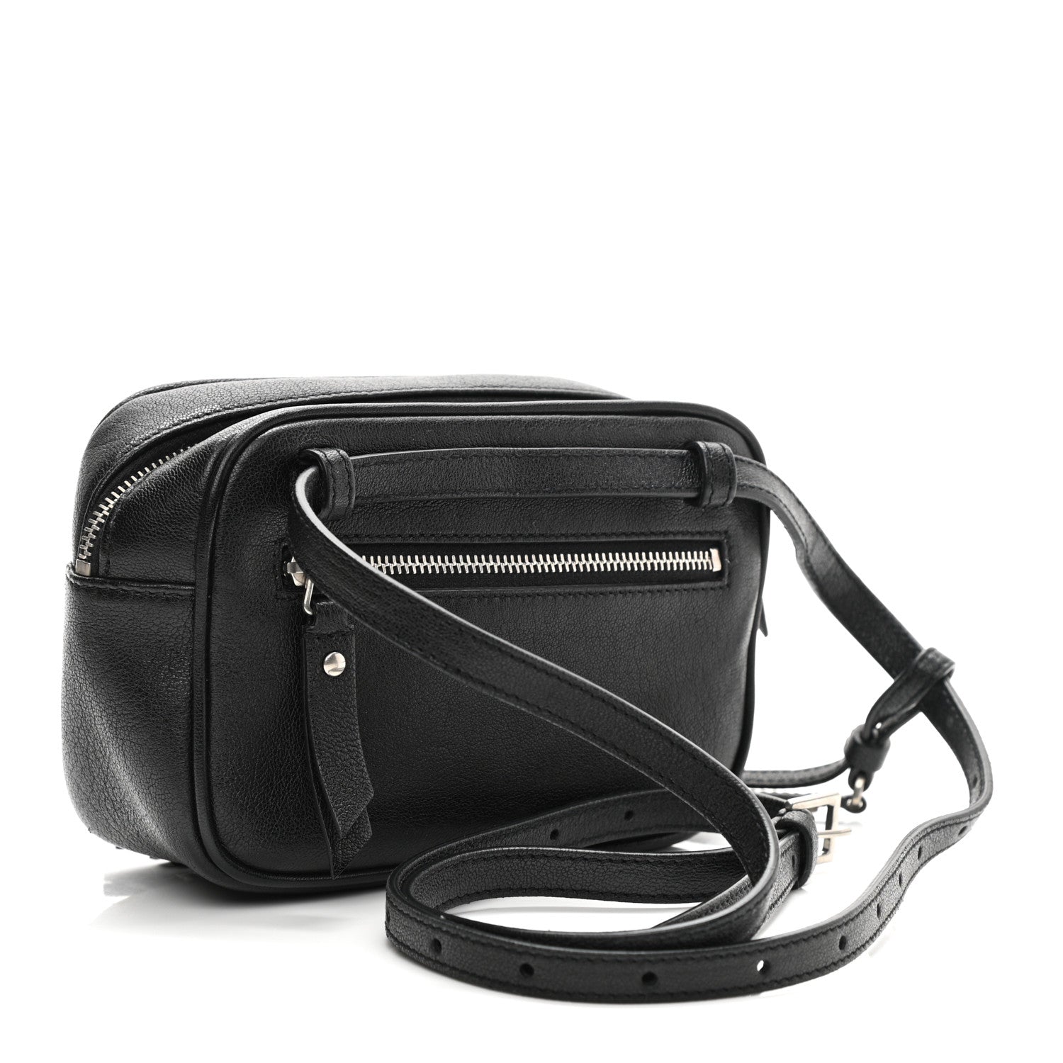 Saint Laurent Lambskin Monogram Lou Belt Bag Black 3 of 10