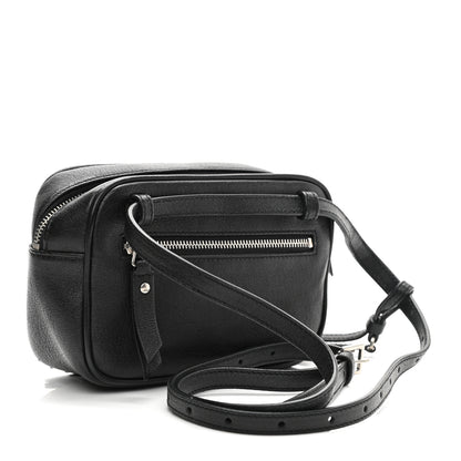 Saint Laurent Lambskin Monogram Lou Belt Bag Black 3 of 10