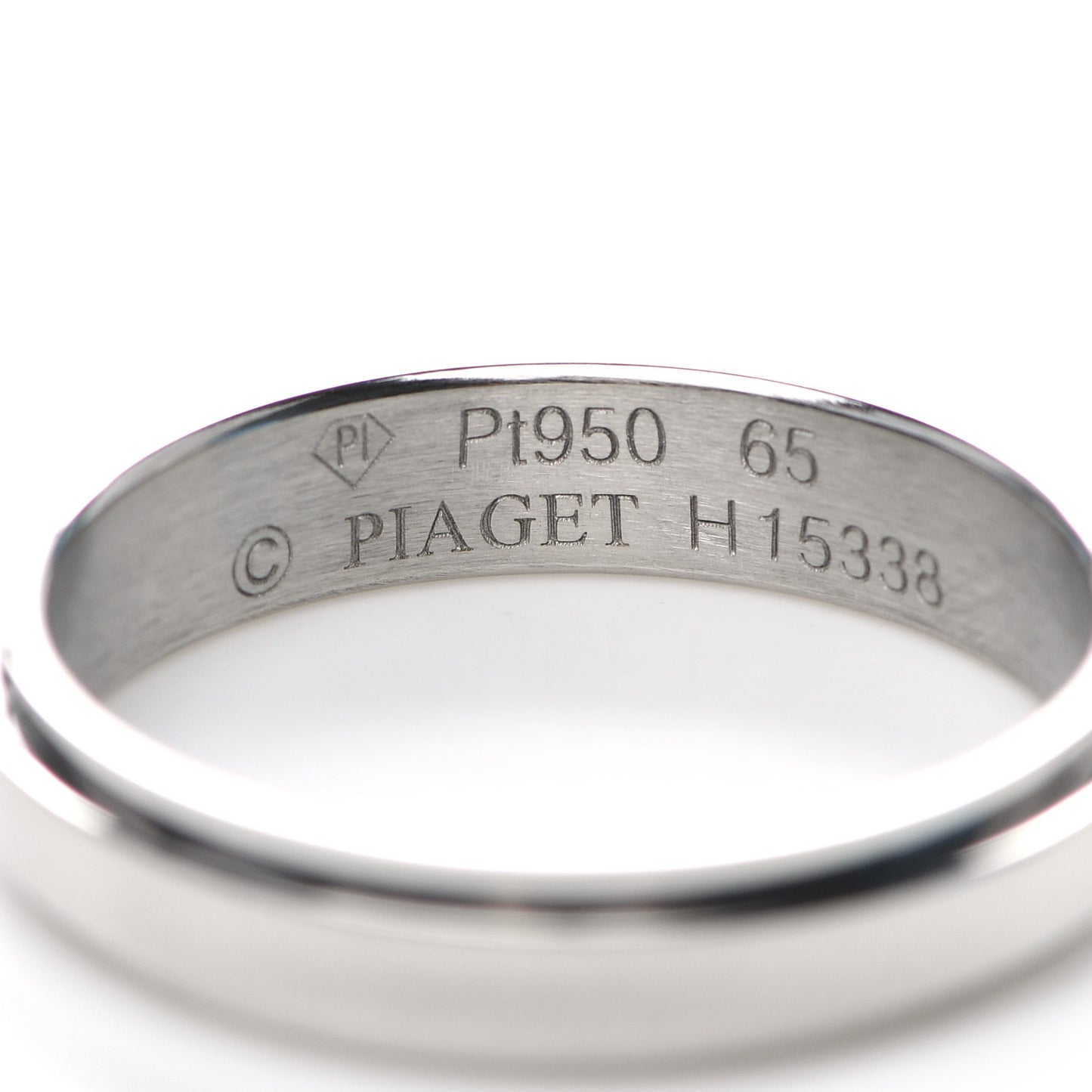 Platinum Possession Wedding Band Ring 65 11