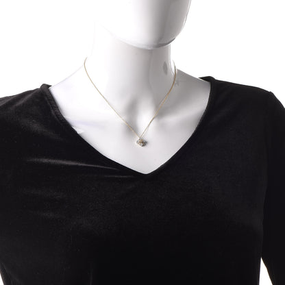 Tiffany Platinum 18K Yellow Gold Diamond Schlumberger Lynn Pendant Necklace 2 of 6