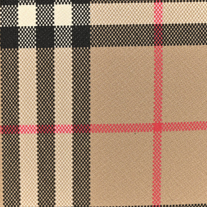 Burberry Vintage Check Calfskin Louise Bag Archive Beige Black 7 of 9