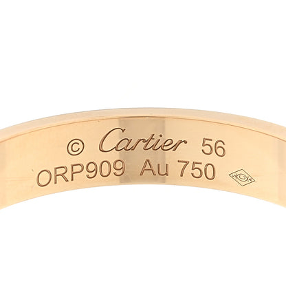 Cartier 18K Yellow Gold 3.5mm LOVE Wedding Band Ring 56 7.5 4 of 5