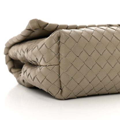 Bottega Veneta Nappa Intrecciato Baby Olimpia Shoulder Bag Limestone 9 of 10