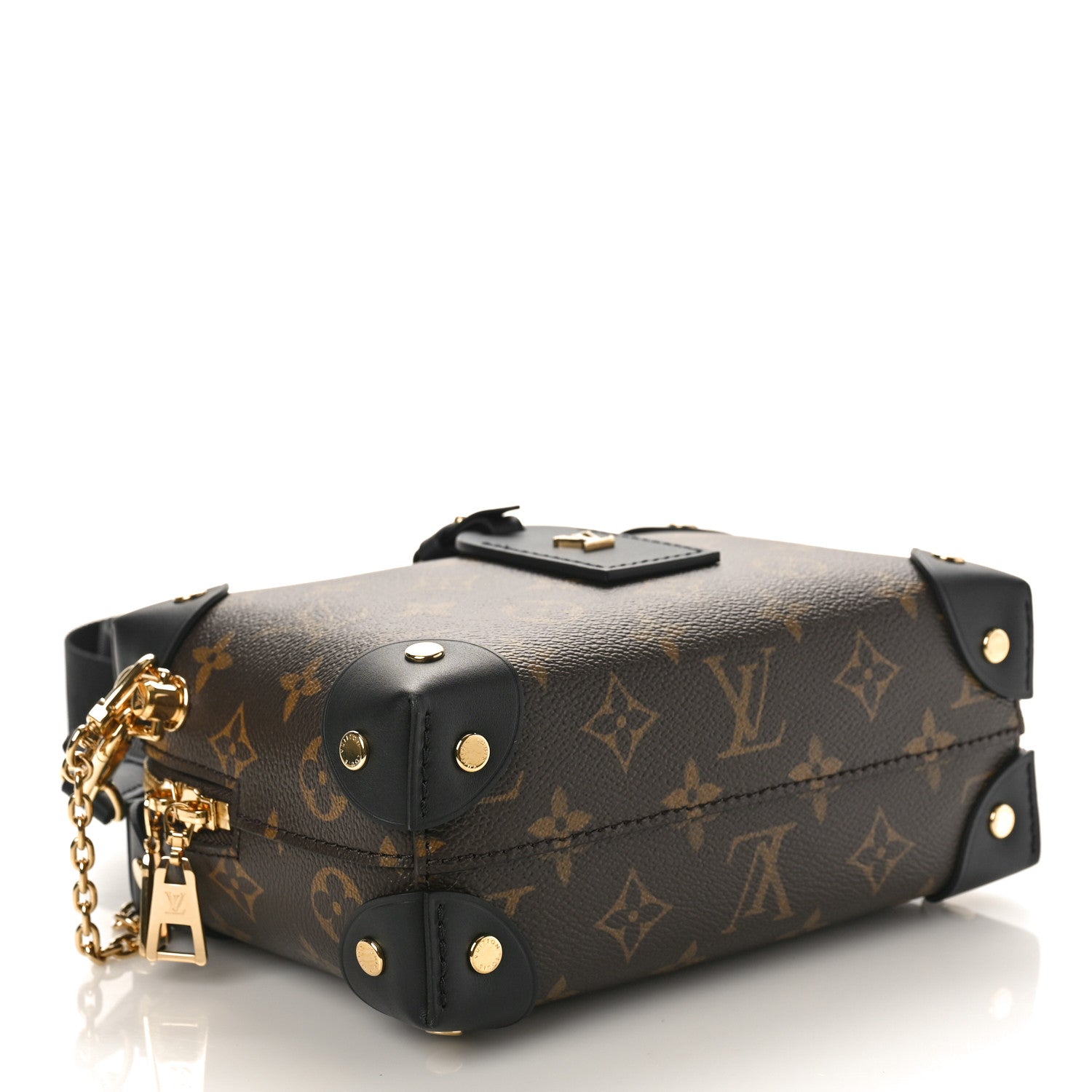 Louis Vuitton Monogram Petite Malle Souple Black 4 of 8