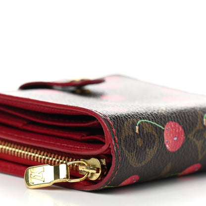 Louis Vuitton Monogram Cerises Compact Zippe Wallet 10 of 12