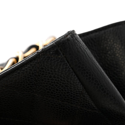 Chanel Caviar Quilted Grand Shopping Tote GST Black 15 of 17
