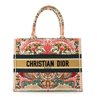 Christian Dior Canvas Embroidered Heart Lights Medium Book Tote Multicolor 1 of 10