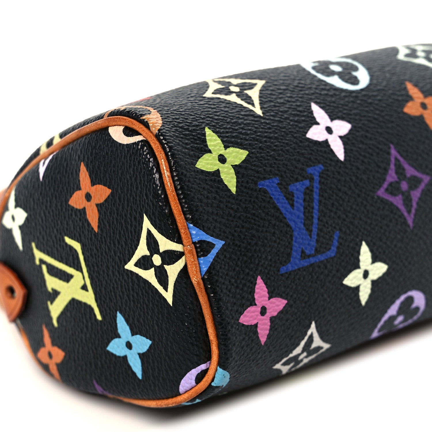 Louis Vuitton Monogram Multicolor Mini Sac HL Speedy Black 8 of 9
