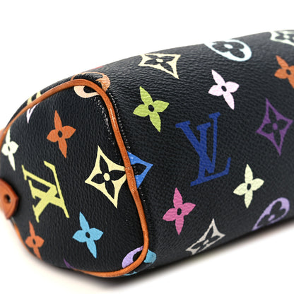 Louis Vuitton Monogram Multicolor Mini Sac HL Speedy Black 8 of 9