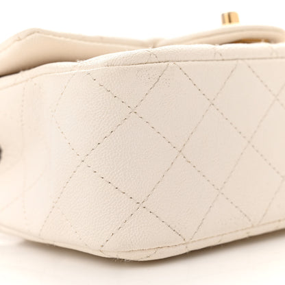 Chanel Caviar Quilted Mini Top Handle Rectangular Flap White 9 of 14
